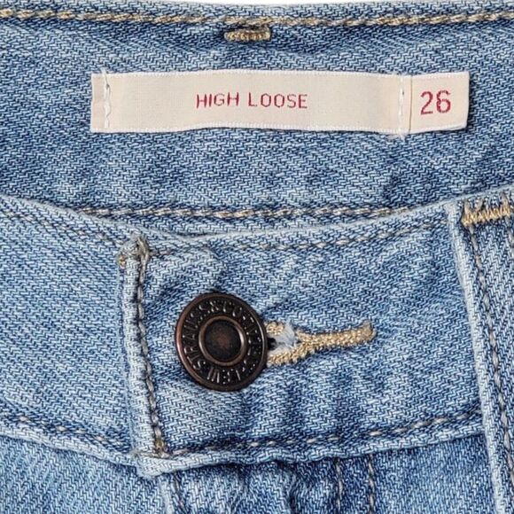 Levi's Women's High Rise Jeans - Light Blue - Picture 7 of 10